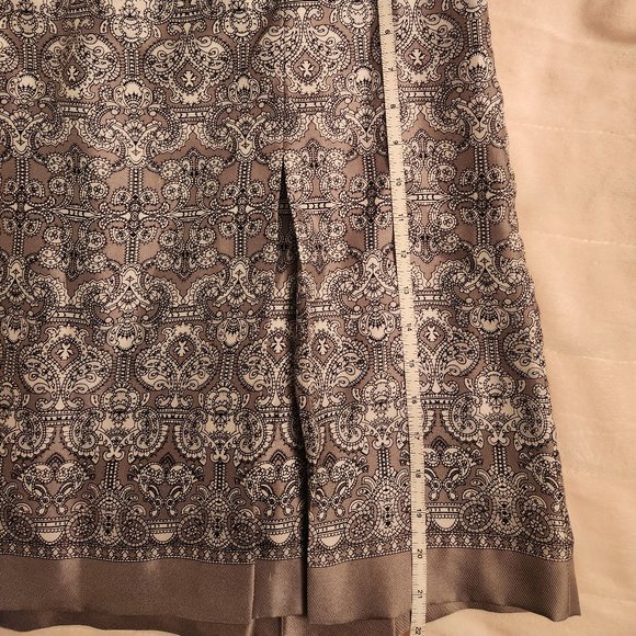 Ann Taylor Loft silk skirt size 12 - Picture 3 of 4